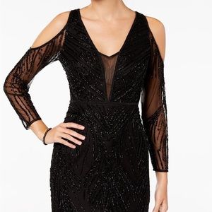 Black beaded dress